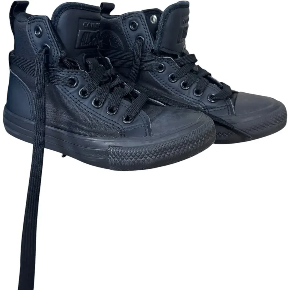Converse All Star Youth High Top Black‎ Sneakers Shoes Size 12 EU 29 Lace Up
